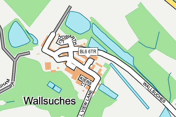 BL6 6TR map - OS OpenMap – Local (Ordnance Survey)