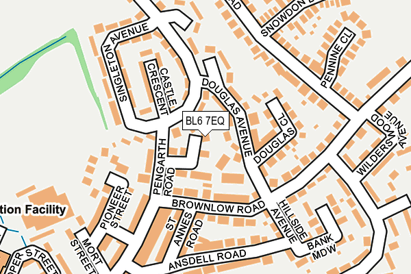 BL6 7EQ map - OS OpenMap – Local (Ordnance Survey)