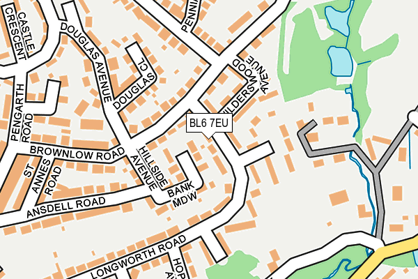 BL6 7EU map - OS OpenMap – Local (Ordnance Survey)