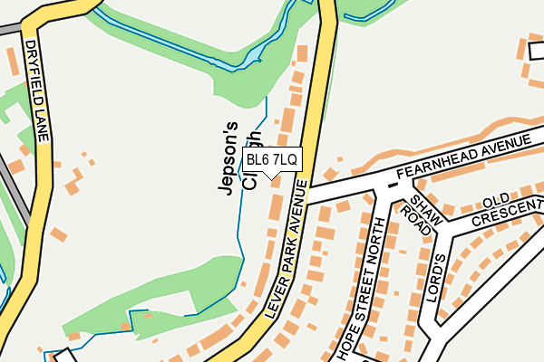BL6 7LQ map - OS OpenMap – Local (Ordnance Survey)