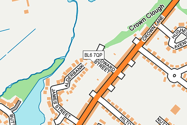 BL6 7QP map - OS OpenMap – Local (Ordnance Survey)