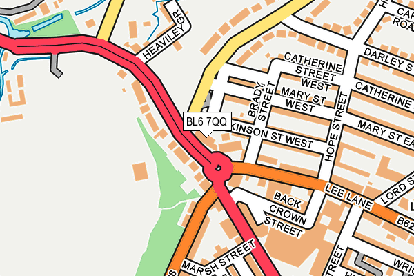 BL6 7QQ map - OS OpenMap – Local (Ordnance Survey)