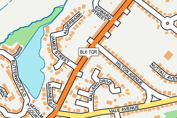 BL6 7QR map - OS OpenMap – Local (Ordnance Survey)