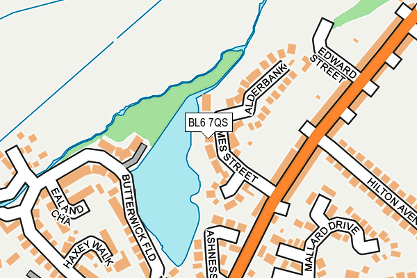 BL6 7QS map - OS OpenMap – Local (Ordnance Survey)