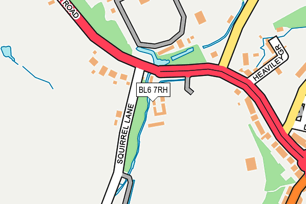 BL6 7RH map - OS OpenMap – Local (Ordnance Survey)
