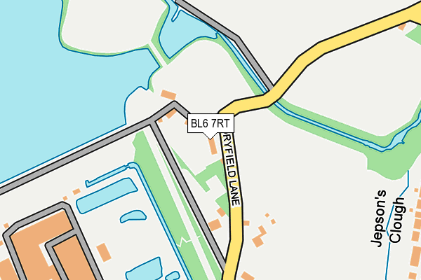 BL6 7RT map - OS OpenMap – Local (Ordnance Survey)