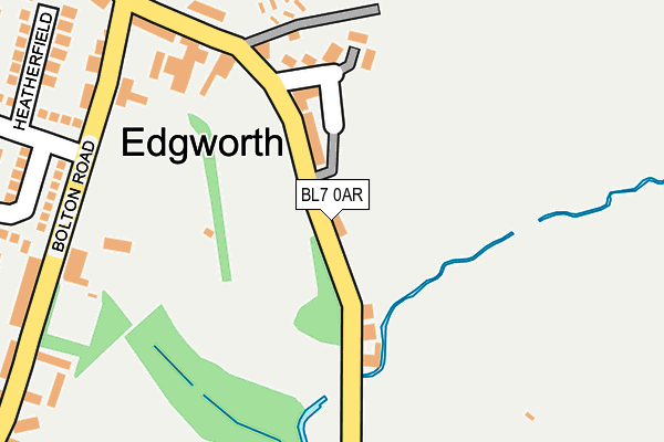 BL7 0AR map - OS OpenMap – Local (Ordnance Survey)