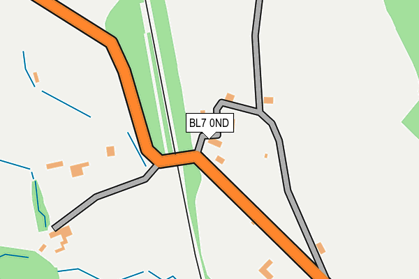 BL7 0ND map - OS OpenMap – Local (Ordnance Survey)