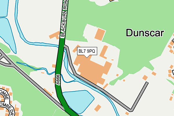 Map of DUNSCAR ESTATES LIMITED at local scale