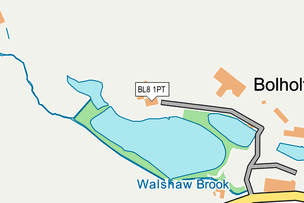 BL8 1PT map - OS OpenMap – Local (Ordnance Survey)