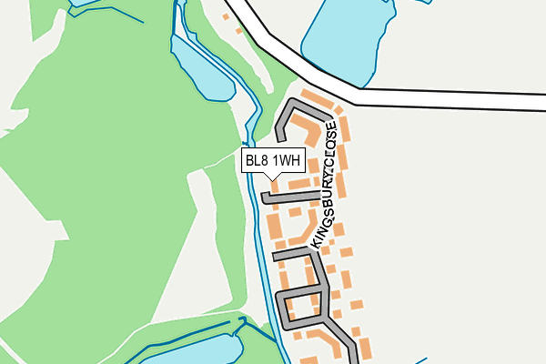 BL8 1WH map - OS OpenMap – Local (Ordnance Survey)