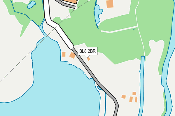 BL8 2BR map - OS OpenMap – Local (Ordnance Survey)