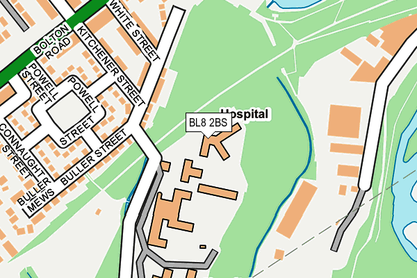 BL8 2BS map - OS OpenMap – Local (Ordnance Survey)