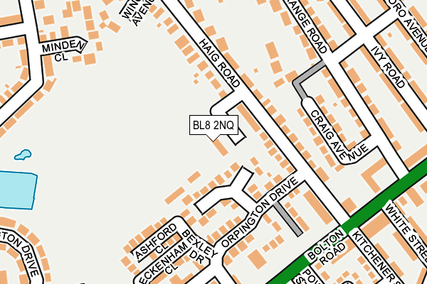 BL8 2NQ map - OS OpenMap – Local (Ordnance Survey)