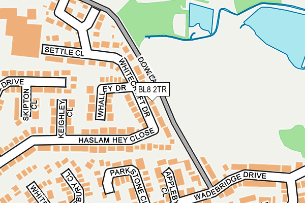 BL8 2TR map - OS OpenMap – Local (Ordnance Survey)