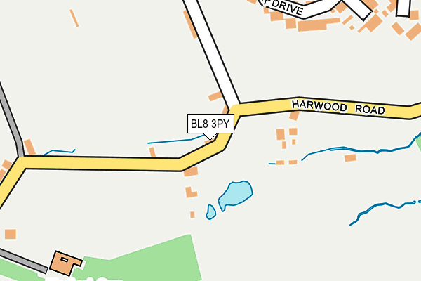 BL8 3PY map - OS OpenMap – Local (Ordnance Survey)