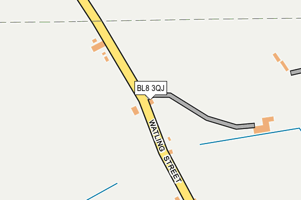 BL8 3QJ map - OS OpenMap – Local (Ordnance Survey)