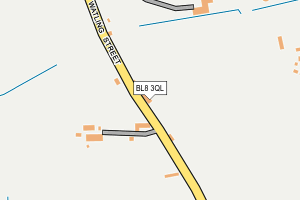 BL8 3QL map - OS OpenMap – Local (Ordnance Survey)