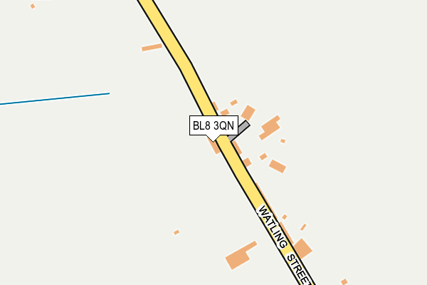 BL8 3QN map - OS OpenMap – Local (Ordnance Survey)