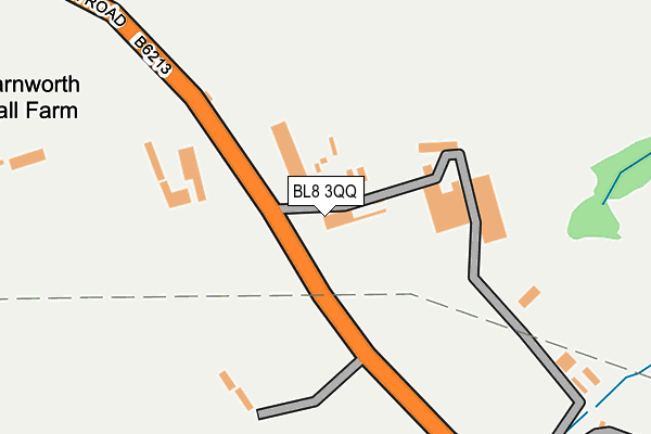 BL8 3QQ map - OS OpenMap – Local (Ordnance Survey)