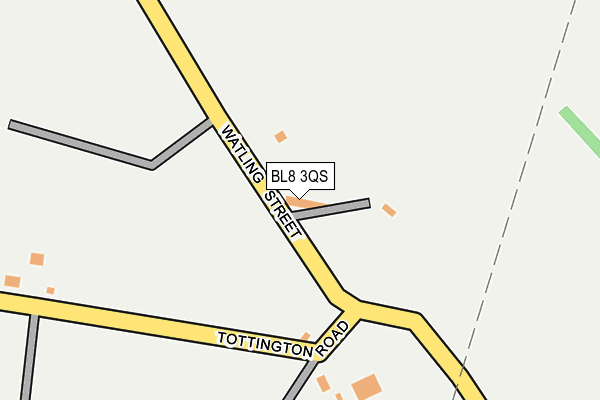 BL8 3QS map - OS OpenMap – Local (Ordnance Survey)