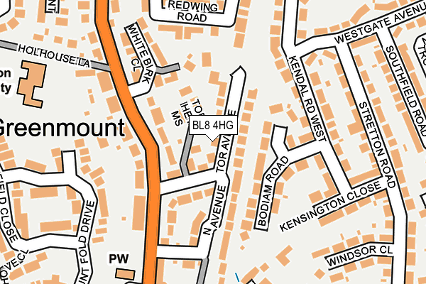 Map of THORNLIE CONSULTING LTD at local scale