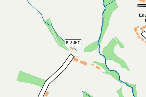 BL8 4HT map - OS OpenMap – Local (Ordnance Survey)