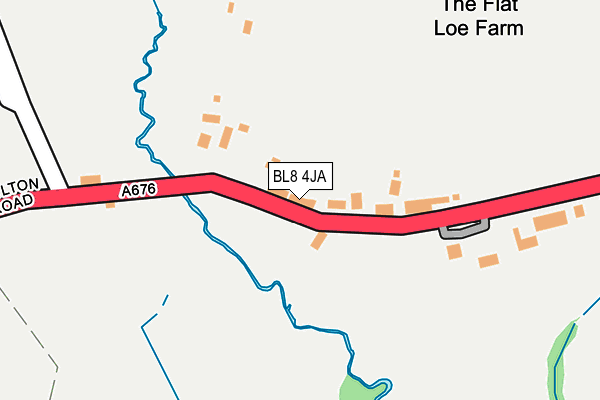 Map of LOUISE FLETCHER LIMITED at local scale