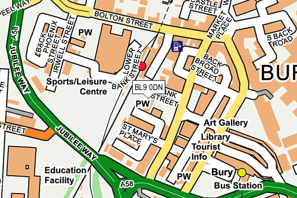 Map of EPSOM INCENTIVES LTD at local scale