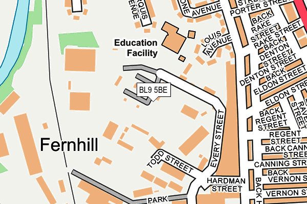 Map of TODD STREET CARAVAN PARK LIMITED at local scale