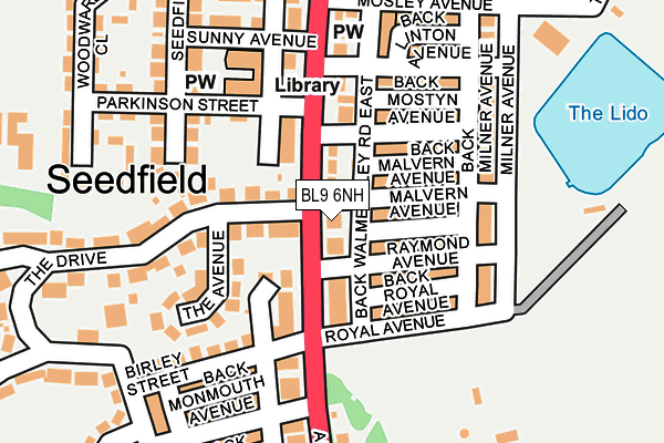 Map of STUDENTSFIRSTUK LTD at local scale
