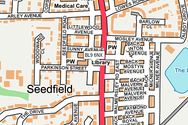 Map of LIFEWORLD APPROACH TO OCCUPATIONAL THERAPY SERVICES LIMITED at local scale