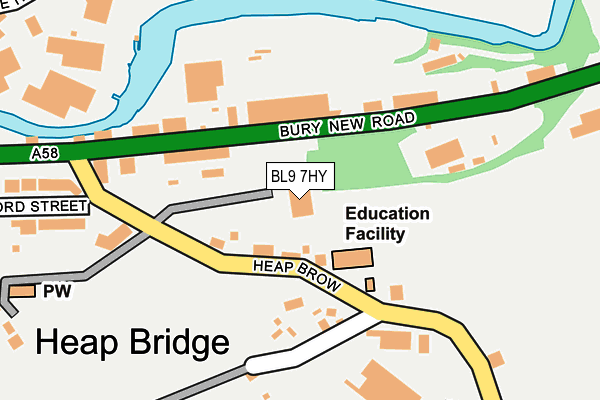Map of BRIDGEMERE PROPERTIES LLP at local scale