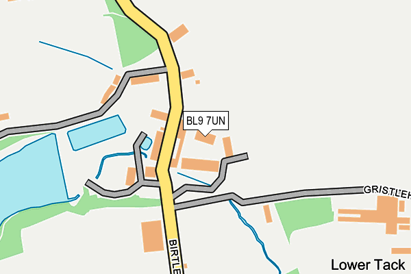 BL9 7UN map - OS OpenMap – Local (Ordnance Survey)