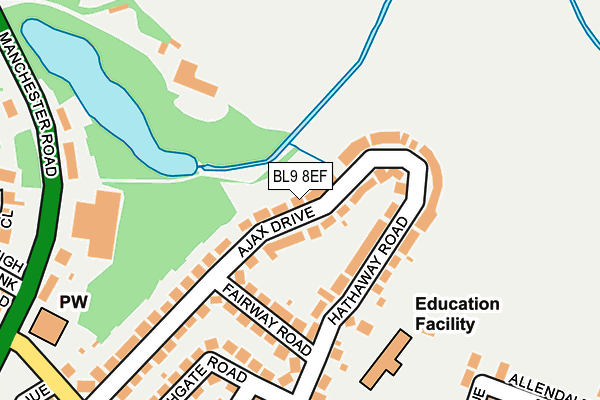 Map of LITTLEBOROUGH CARE HOME LTD at local scale