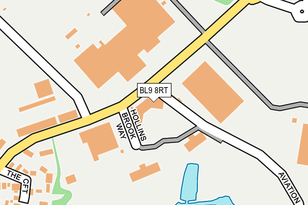 BL9 8RT map - OS OpenMap – Local (Ordnance Survey)