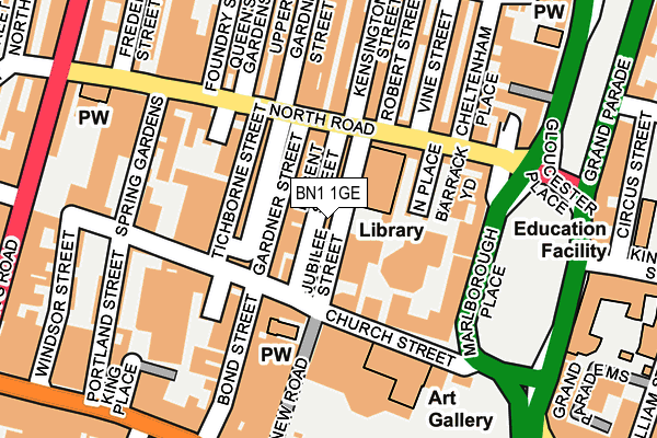 Map of KINGSWOOD EDUCATIONAL GROUP LIMITED at local scale