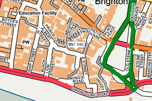 Map of LLOYD ELECTRICAL BRIGHTON LIMITED at local scale