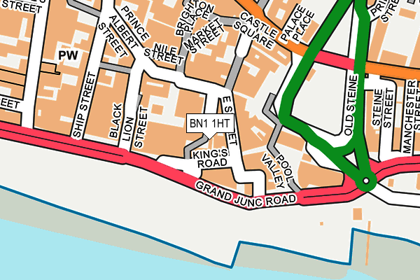 BN1 1HT map - OS OpenMap – Local (Ordnance Survey)