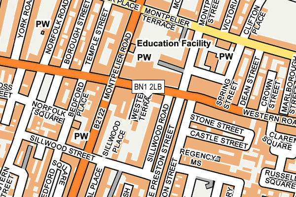 Map of AVENUE LODGE LLP at local scale