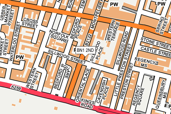 BN1 2ND map - OS OpenMap – Local (Ordnance Survey)