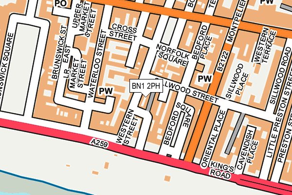 BN1 2PH map - OS OpenMap – Local (Ordnance Survey)