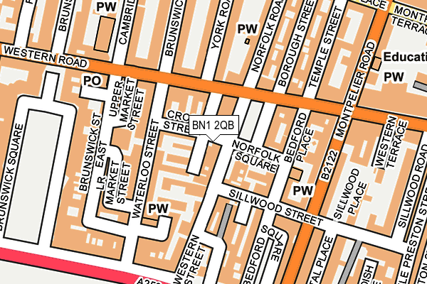 BN1 2QB map - OS OpenMap – Local (Ordnance Survey)
