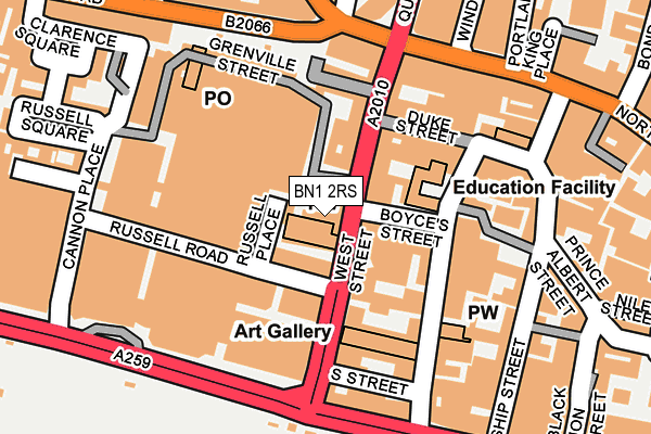 BN1 2RS map - OS OpenMap – Local (Ordnance Survey)