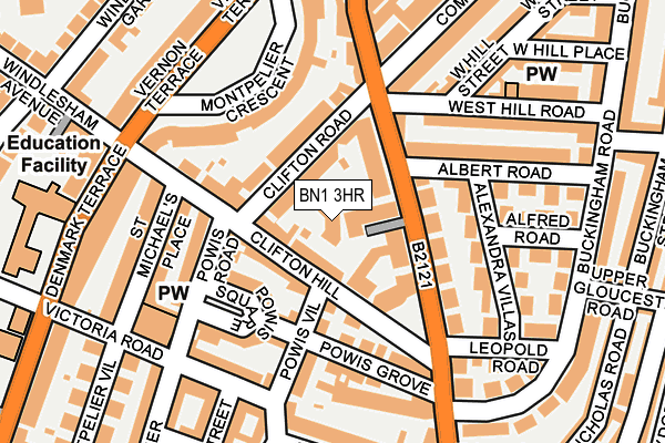 Map of SPINNAKER MEWS LIMITED at local scale