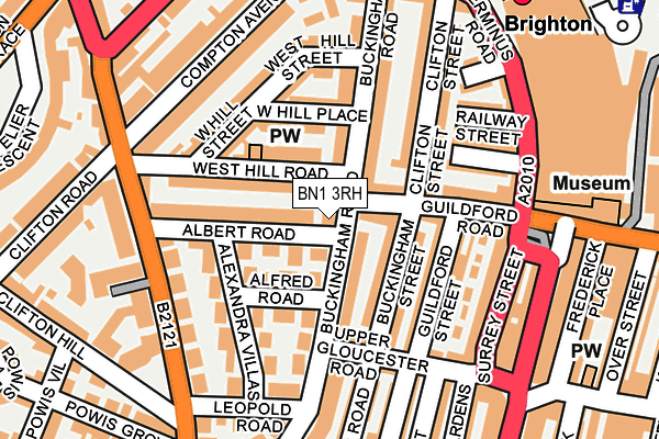 BN1 3RH map - OS OpenMap – Local (Ordnance Survey)