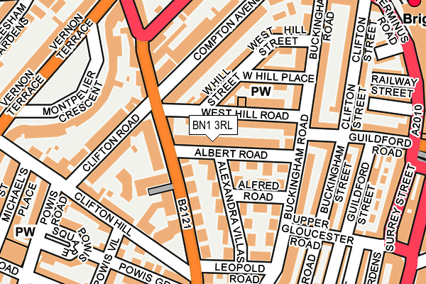 BN1 3RL map - OS OpenMap – Local (Ordnance Survey)