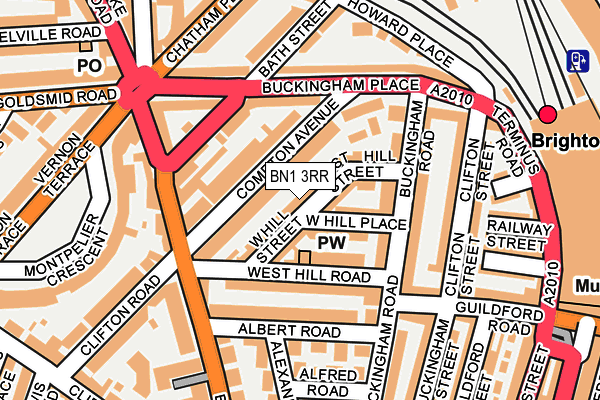 BN1 3RR map - OS OpenMap – Local (Ordnance Survey)