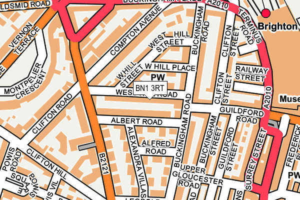 BN1 3RT map - OS OpenMap – Local (Ordnance Survey)