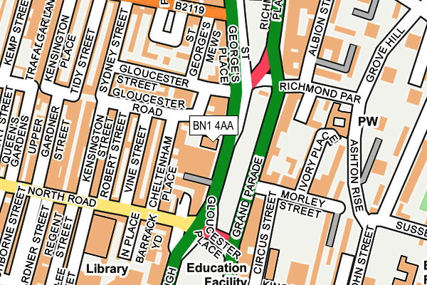 Map of GLOUCESTER ENTERPRISES LIMITED at local scale